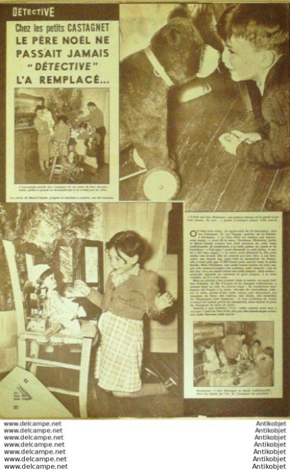 Détective 1956 # 497 Le Garric Coutances Quilly Sarla Ivry Corsept