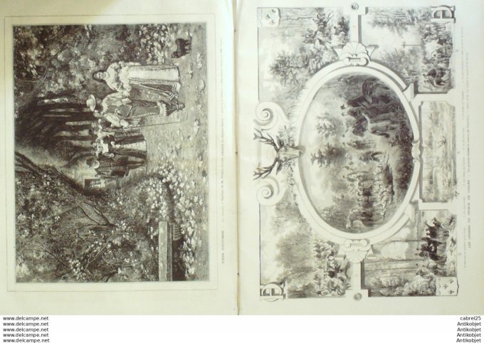 Le Monde illustré 1874 n°916 Chantilly (60) Espagne Behoble Miquelets Slovénie Cormon Fotis