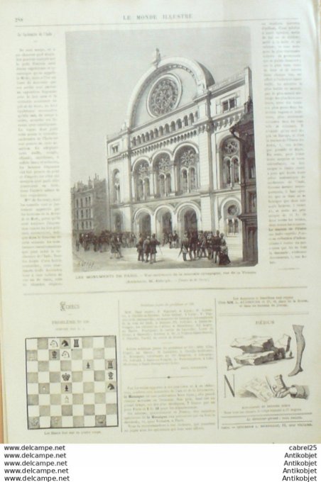 Le Monde illustré 1874 n°916 Chantilly (60) Espagne Behoble Miquelets Slovénie Cormon Fotis