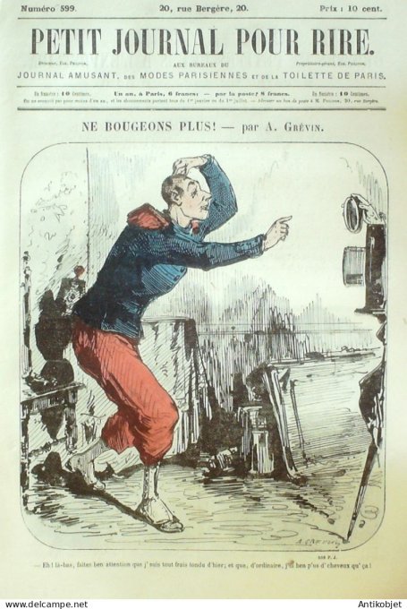 Petit journal pour Rire 1866 # 599 grosses betes a l'Exposition Gustave Dore
