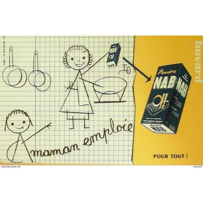 Buvard NAB produit pharmacie