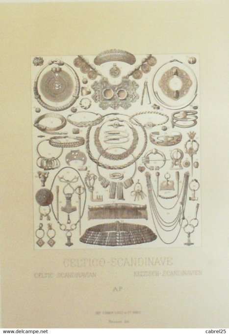 Objet Celtes Scandinaves bracelets pendeloques perles bracteates colliers annulaires