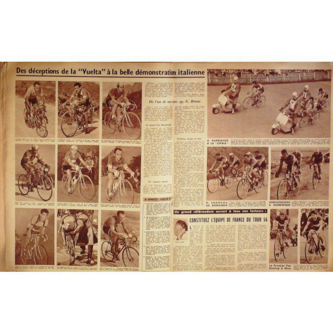 Miroir Des Sports 1956 #  567 14 Mai Vuelta Bauvin Gavilan Trochon Steenbergen Fornara