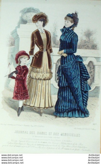 Journal des Dames Demoiselles 1881 # 1867 (Maison Plument)