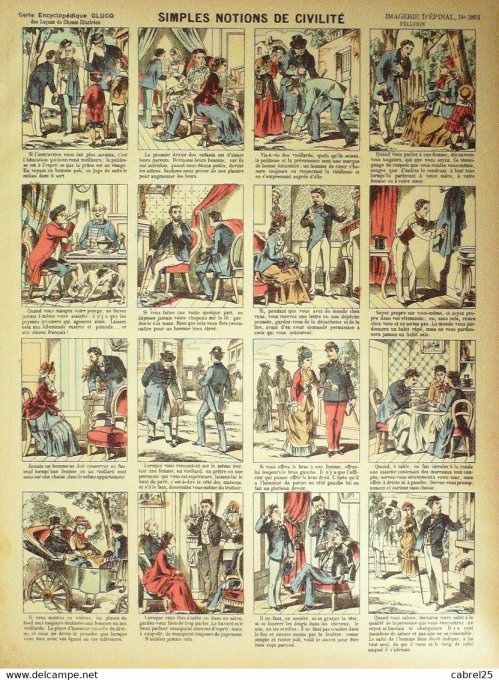 Simples Notions  de Civilite (Pellerin d'epinal)