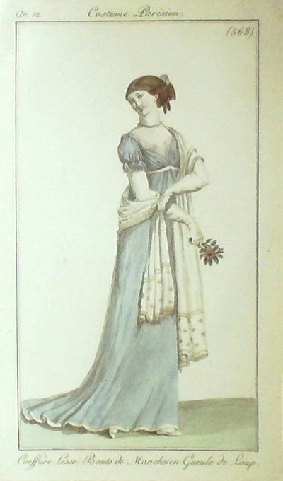 Costume Parisien 1804 an 12 # 568 (eau forte) Gueule de loup