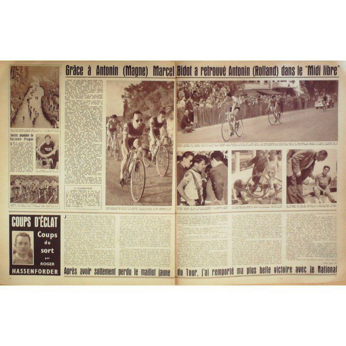 Miroir Des Sports 1956 #  568 21 Mai Robinson Olson Ballarin Mino Rolland Stablinski