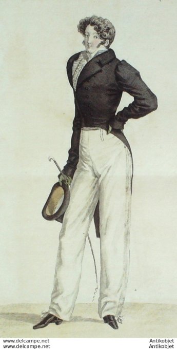 Costume Parisien 1817 # 1668 Pantalon homme à la Russe