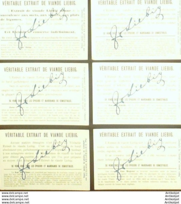 Chromo Liebig Sang  785 Italie lacs Italiens I (1904)