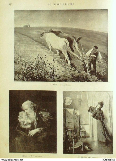 Le Monde illustré 1900 n°2245 Alphonse Daudet oeuvres diverses