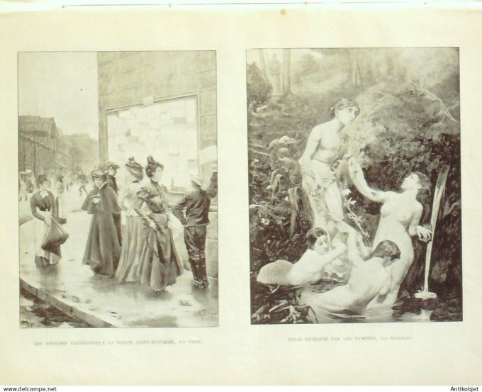 Le Monde illustré 1900 n°2245 Alphonse Daudet oeuvres diverses