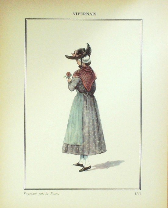 Bourgogne-Franche-Comté Nivernais Nevers Paysanne 1920