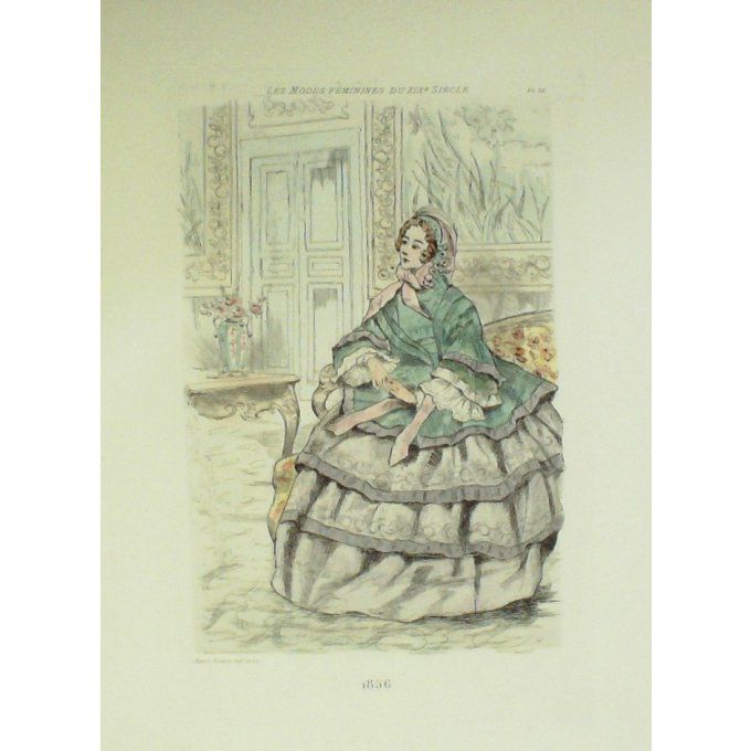 Mode Féminine époque 1856 (H.Boutet)