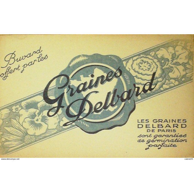 Buvard DELBARD Graineterie