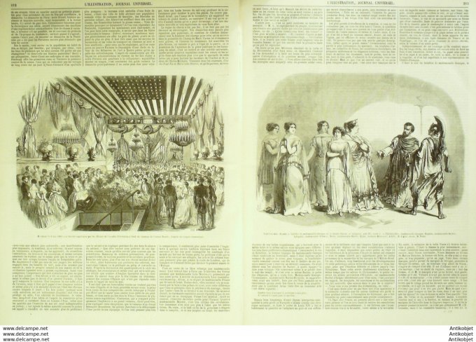 L'Illustration 1849 n°327 Amiral LE RAY et BAUDIN Assemblée Législative