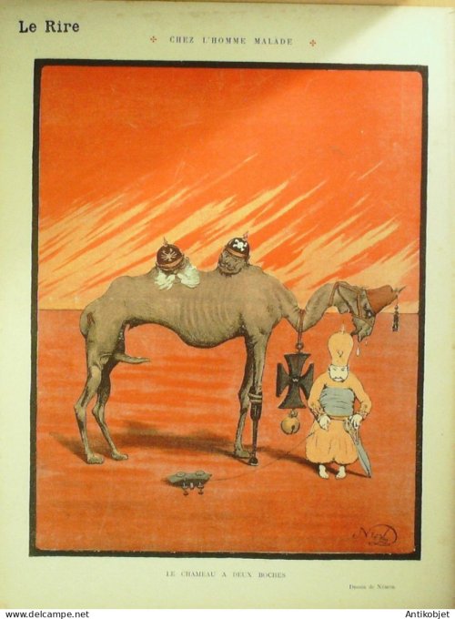 Le Rire Rouge 1915-02-27 #  15 Journal humoristique Ed.Originale Vatican