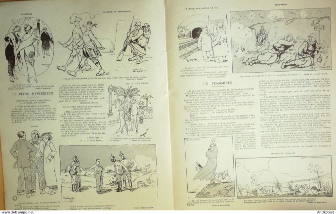 Le Rire Rouge 1915-02-27 #  15 Journal humoristique Ed.Originale Vatican