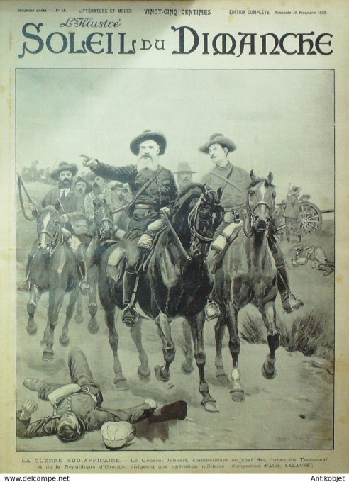 Soleil Du Dimanche 1899 N°48 Transvaal Camp Ladysmith Mestrallet Poème