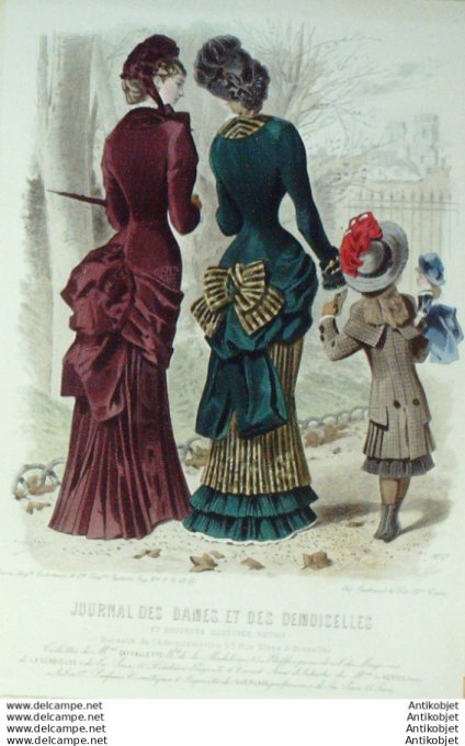 Journal des Dames Demoiselles 1882 # 1872 (Maison Day-Fallette)