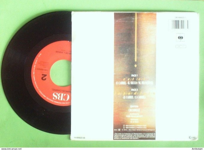 Cabrel Francis 45T SP C'est écrit 1989