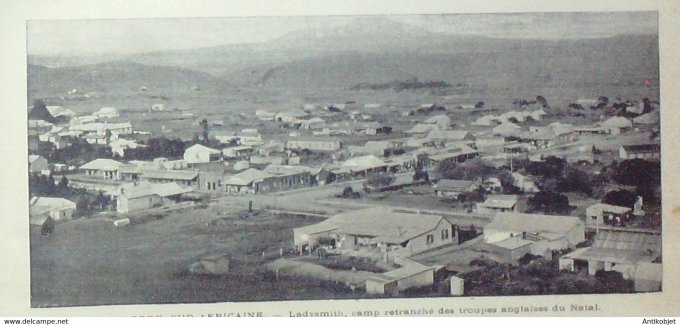 Soleil Du Dimanche 1899 N°48 Transvaal Camp Ladysmith Mestrallet Poème