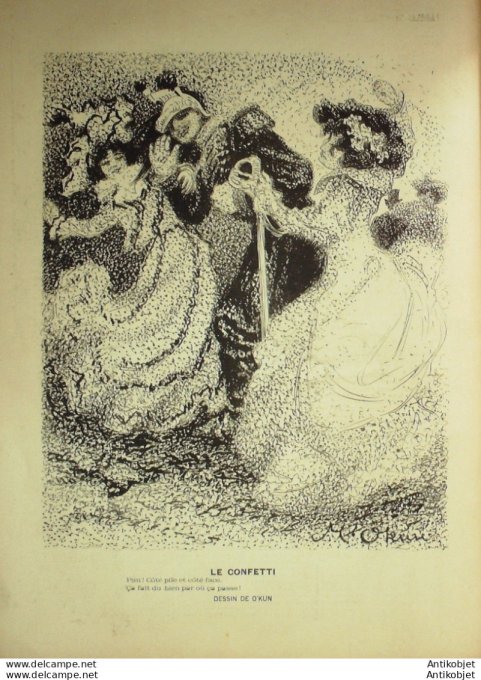 Gil Blas 1902 n°13 BRAUN Hugues LAPAIRE O'KUN Georgess ROEDERER