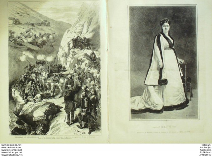 Le Monde illustré 1875 n°960 Le Havre (76) St Malo (35) Espagne San Sebastien Barcelone Russie Khiva