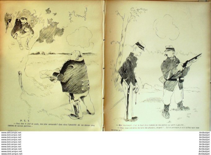 L'Assiette au beurre 1905 # 230 Officiers de reserves dispenses Villemot