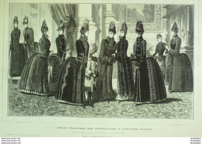 Salon de la Mode 1887 (Costumes hiver)