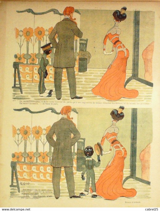 Le Rire 1900 n°305 Léandre Avelot Ostoya Poulbot Lupin Rouveyre Radiguet Simplicissimus