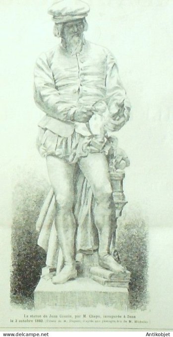 Le Monde illustré 1880 n°1228 Mont-sous-Vaudrey (39) Madrid Cracovie Sens (89)
