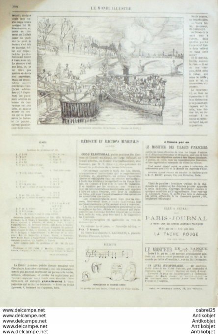 Le Monde illustré 1870 n°681 Guatemala Révolte Serapui Cruz Nestor Roqueplan Marseille (13) Syrie Br