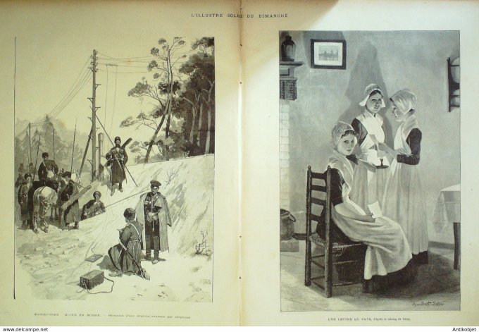 Soleil Du Dimanche 1896 N° 3 Victorien Sardou Peltier Hampol-Sarah Bernhardt