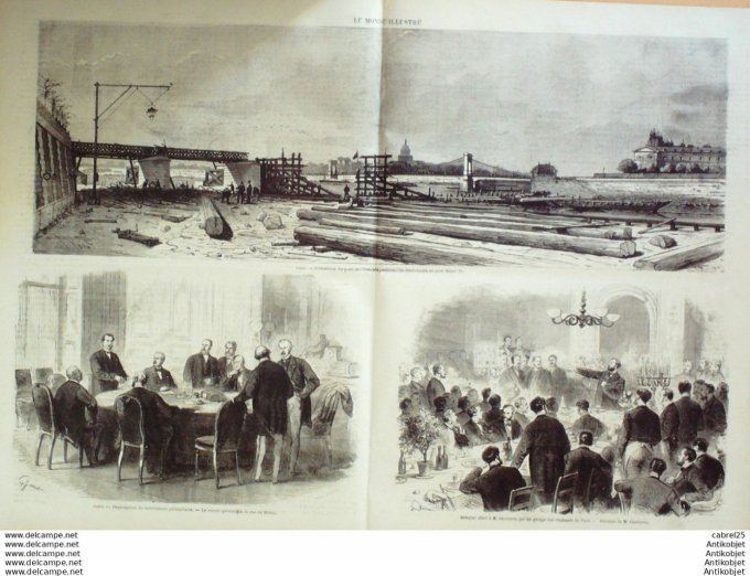 Le Monde illustré 1870 n°681 Guatemala Révolte Serapui Cruz Nestor Roqueplan Marseille (13) Syrie Br