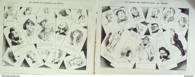 La Caricature 1880 #   9 Femmes électrices éligibles Draner Robida Trick Négro