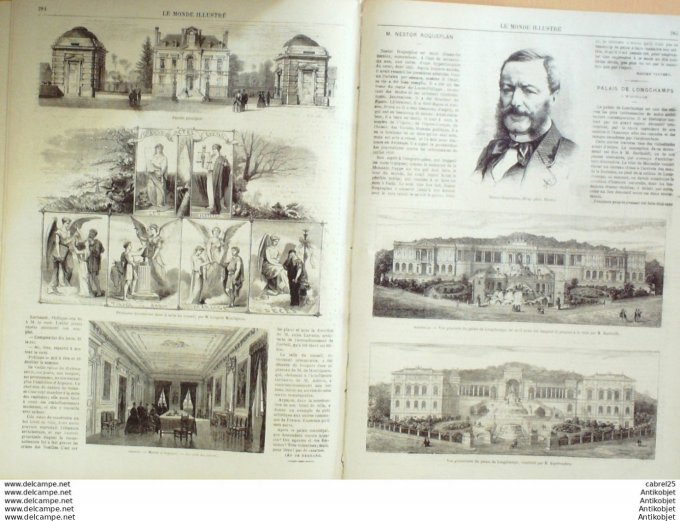 Le Monde illustré 1870 n°681 Guatemala Révolte Serapui Cruz Nestor Roqueplan Marseille (13) Syrie Br