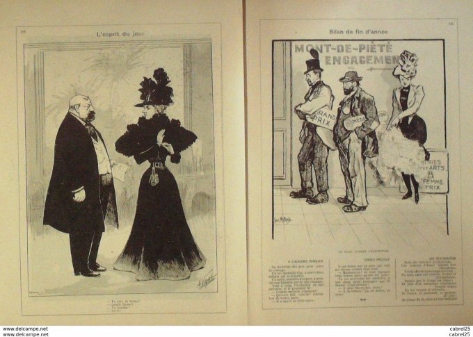 Le Frou Frou 1901 n° 12  BAER GERBAULT GUYDO ABEILLE ROUSSET ROUVEYRE PETITJEAN VILLON VIGNOLA