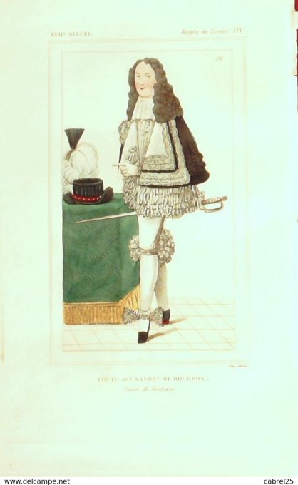 De Bourbon  Louis Alexandre Comte de Toulouse 17ème 1852