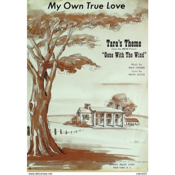 Steiner/Mack My Own True Love Tara's Theme 1956