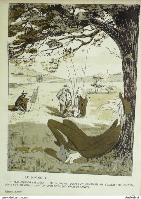 L'Assiette au beurre 1907 # 317 Les opinions de César Tripet Savignol