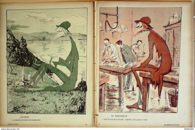 L'Assiette au beurre 1907 n°317 Les opinions de César Tripet Savignol