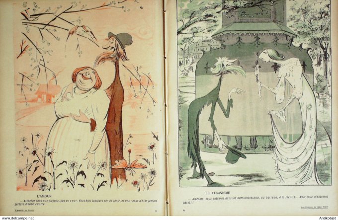 L'Assiette au beurre 1907 # 317 Les opinions de César Tripet Savignol