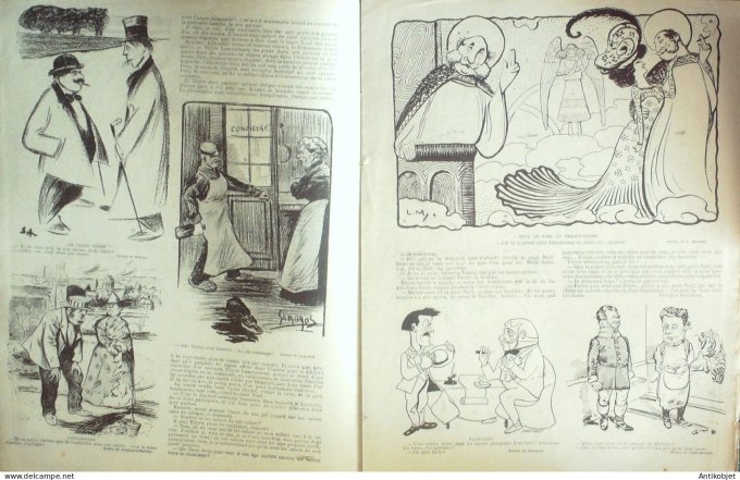Le Rire 1901-12-28 # 373 Journal humoristique Ed.Originale Sabots de Tityre