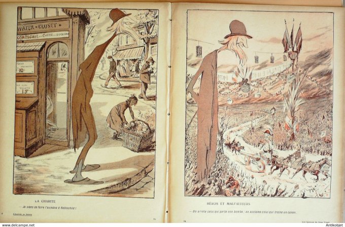 L'Assiette au beurre 1907 n°317 Les opinions de César Tripet Savignol