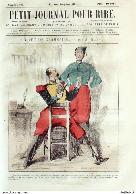 Petit journal pour Rire 1864 # 473 Les Amis Tararo