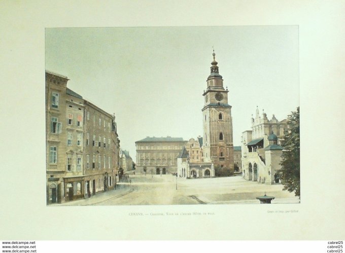 Pologne CRACOVIE Tour de l'hôtel de ville