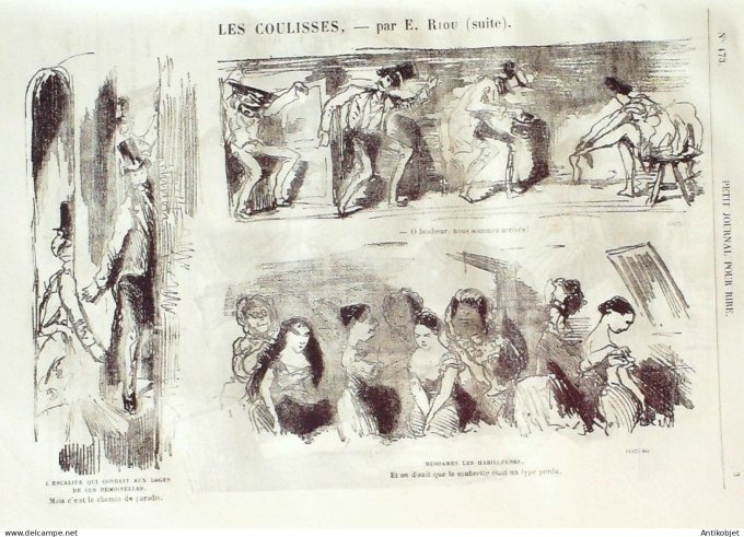 Petit journal pour Rire 1864 # 473 Les Amis Tararo