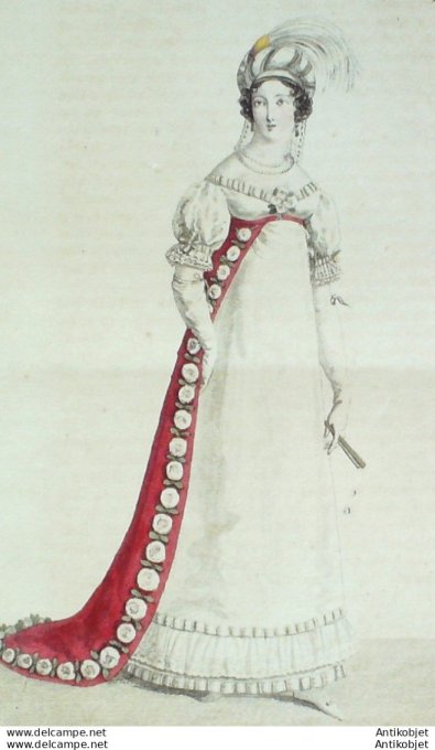 Costume Parisien 1817 # 1685 Costume de la Cour