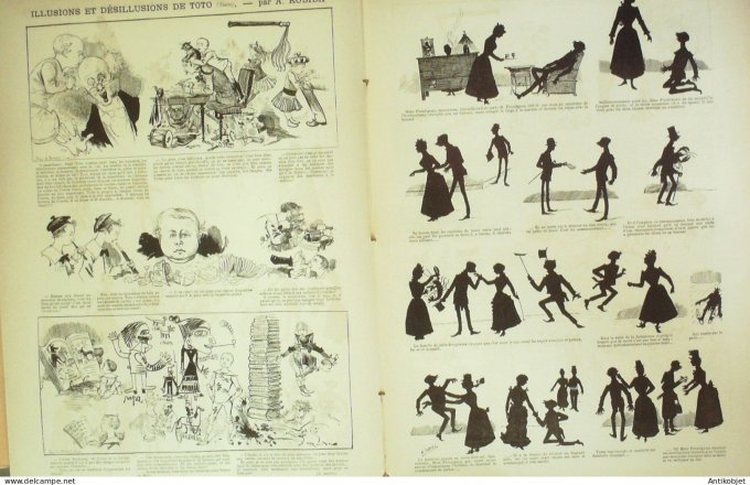 La Caricature 1885 #308 Jeune Toto Robida Doctoresse Sorel Pompier Job Gino