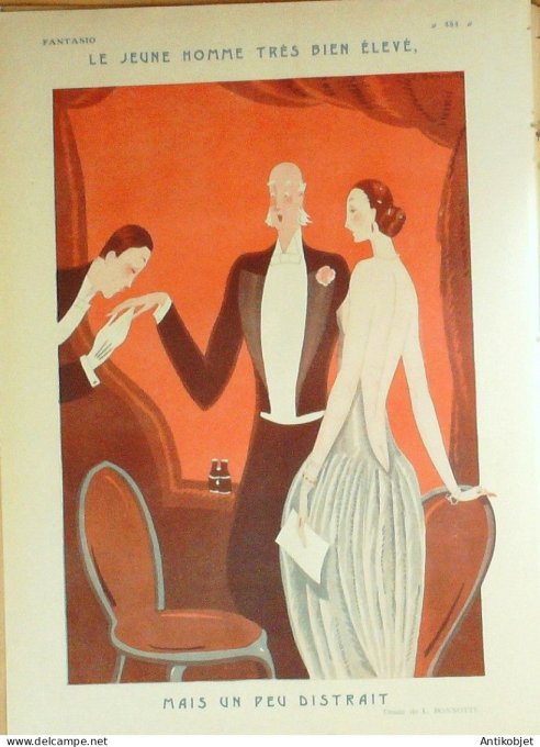 Fantasio 412 1924 Chimot Mendousse Gerbault Mirande De Regnier Bonnotte